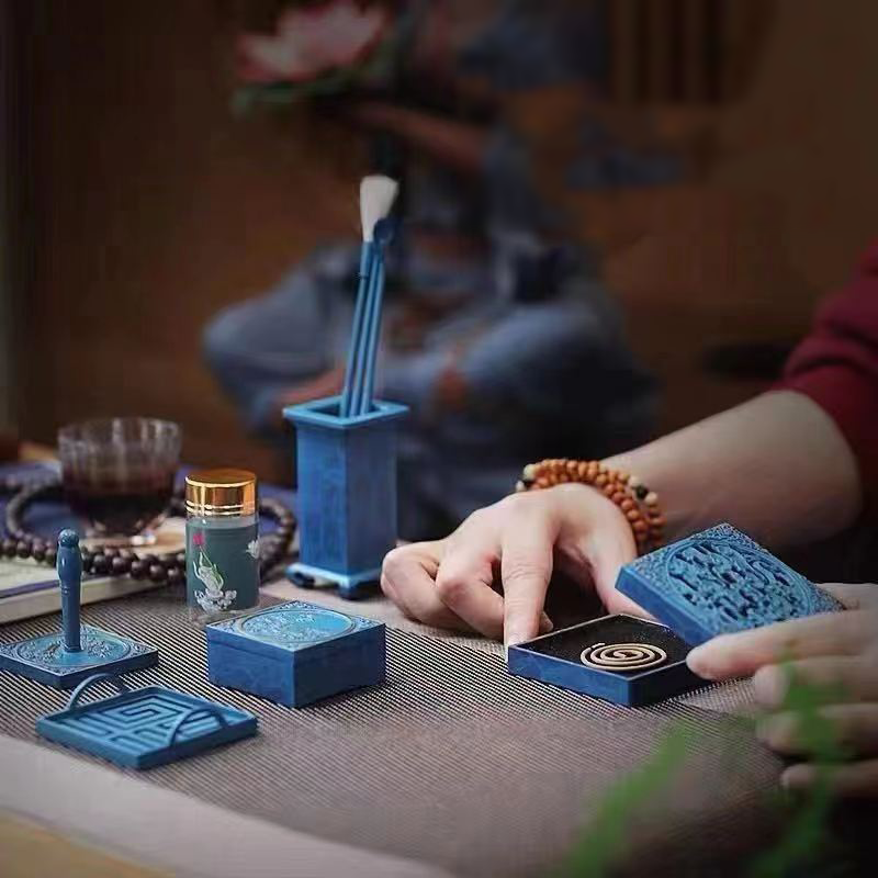 中国のお香セット 香炉 香道 お香立て 香り アロマ 癒し ヨガ