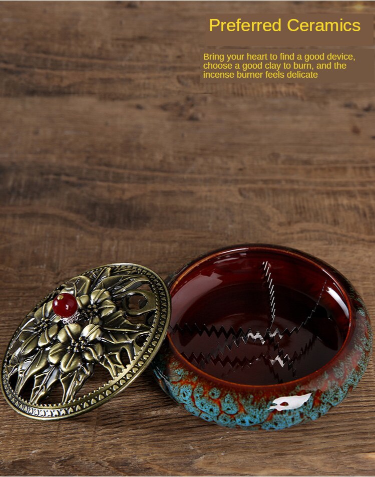 【孔雀の香】Peacock incense burner 中国お香 香炉 お香立て 癒し 瞑想 ヨガ リラックス ギフト