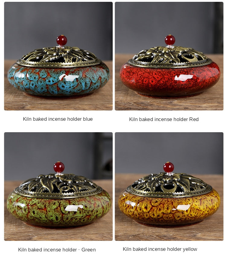 【孔雀の香】Peacock incense burner 中国お香 香炉 お香立て 癒し 瞑想 ヨガ リラックス ギフト