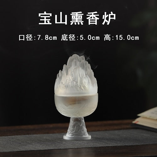 【初雪の香 First Snow Incense burner】お香立て 香炉 中国 アロマ インセンス お香 癒し 瞑想 ヨガ リラックス