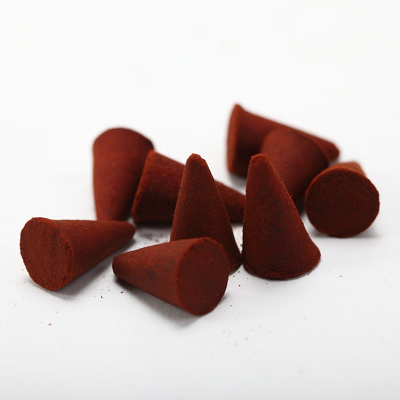 【お試しにピッタリ!アロマコーン香 Coloful Incense Cone】中国お香 コーンタイプ アロマ インセンス 雑貨 癒し 瞑想 ヨガ リラックス