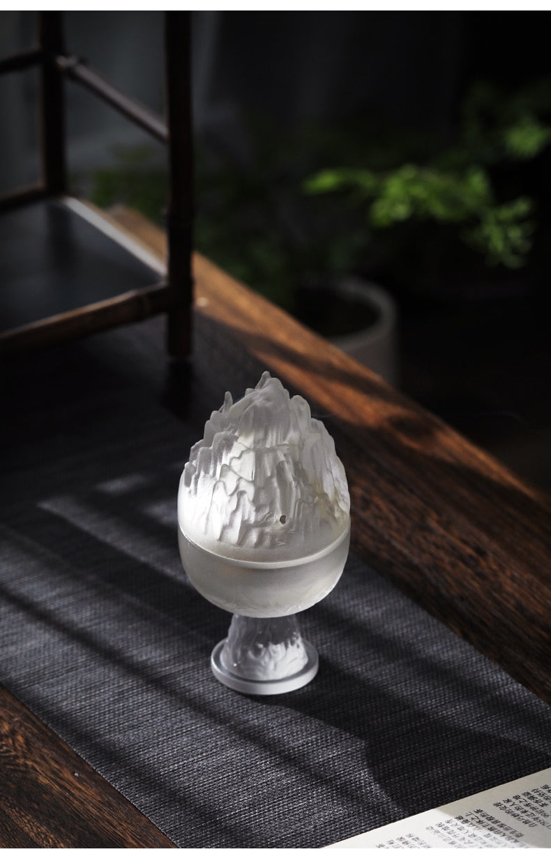 【初雪の香 First Snow Incense burner】お香立て 香炉 中国 アロマ インセンス お香 癒し 瞑想 ヨガ リラックス