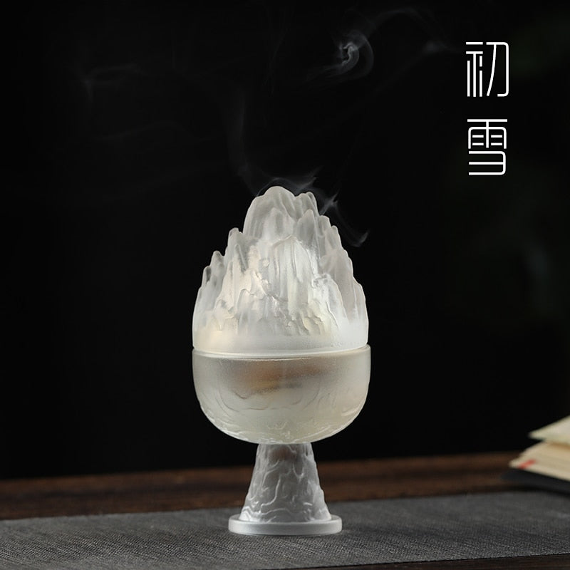 【初雪の香 First Snow Incense burner】お香立て 香炉 中国 アロマ インセンス お香 癒し 瞑想 ヨガ リラックス