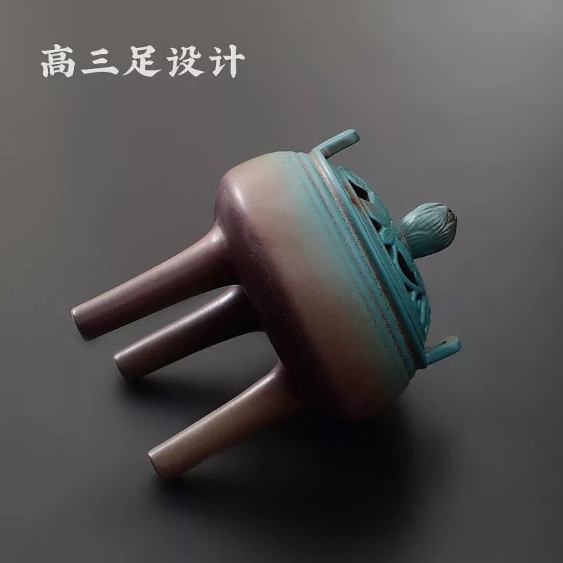 【高台の香炉】High ground incense burner 中国お香 香炉 お香立て 癒し 瞑想 ヨガ リラックス ギフト