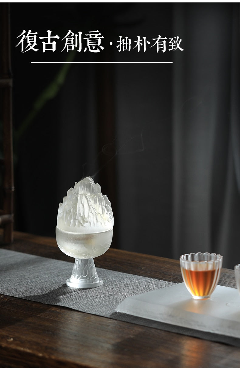【初雪の香 First Snow Incense burner】お香立て 香炉 中国 アロマ インセンス お香 癒し 瞑想 ヨガ リラックス