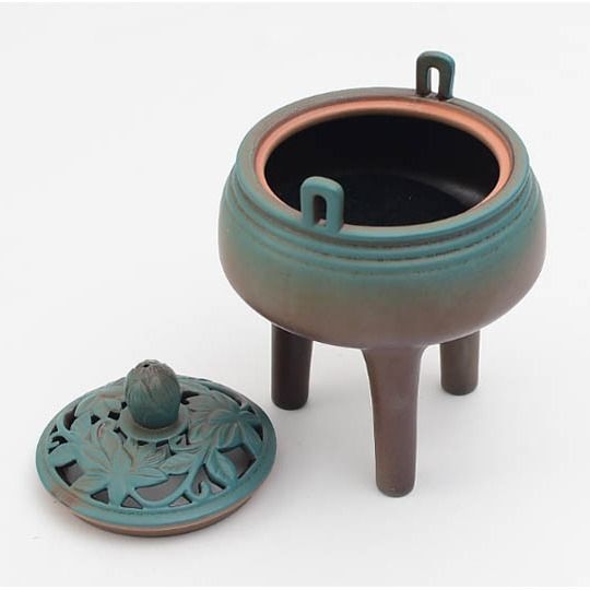 【高台の香炉】High ground incense burner 中国お香 香炉 お香立て 癒し 瞑想 ヨガ リラックス ギフト