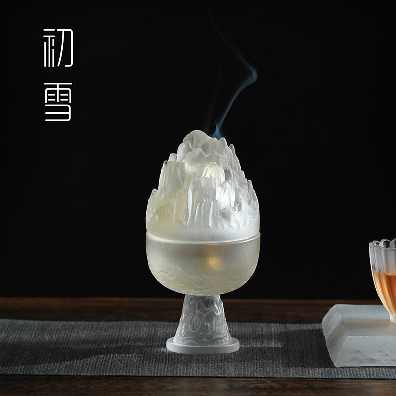 【初雪の香 First Snow Incense burner】お香立て 香炉 中国 アロマ インセンス お香 癒し 瞑想 ヨガ リラックス
