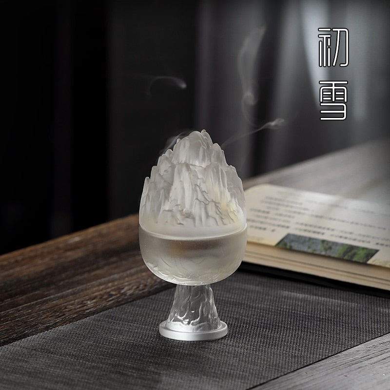 【初雪の香 First Snow Incense burner】お香立て 香炉 中国 アロマ インセンス お香 癒し 瞑想 ヨガ リラックス