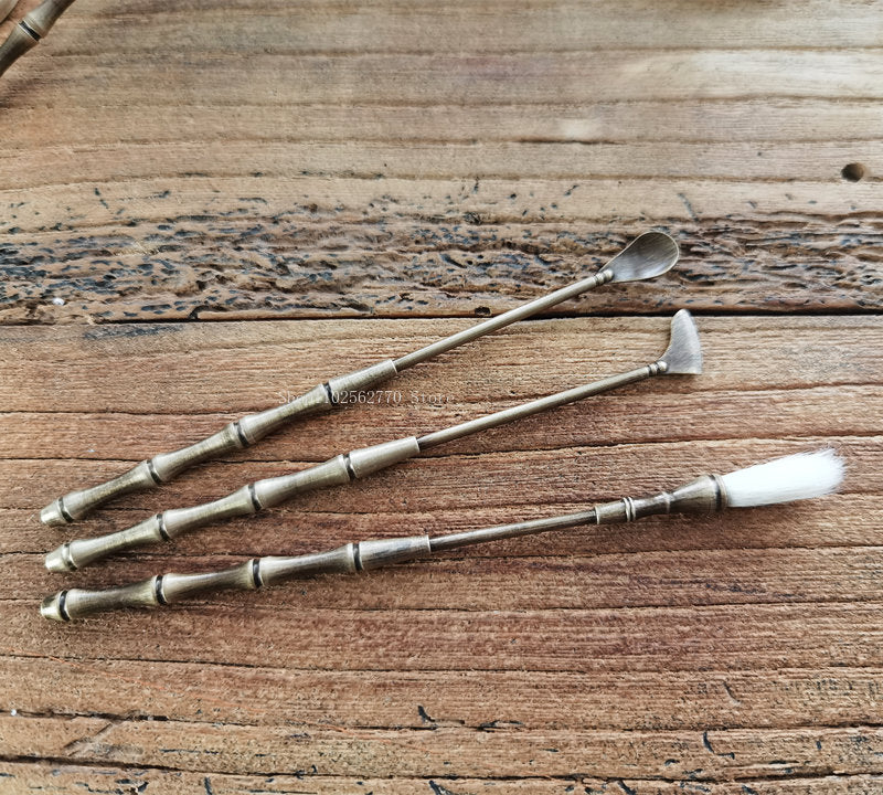 【レトロデザインの初心者向け香具セット Incense stick set】中国お香 お香 道具 香道 お香立て 癒し 瞑想 ヨガ リラックス ゴールド
