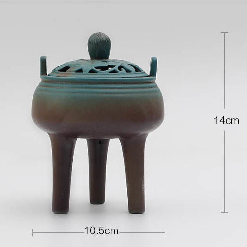 【高台の香炉】High ground incense burner 中国お香 香炉 お香立て 癒し 瞑想 ヨガ リラックス ギフト