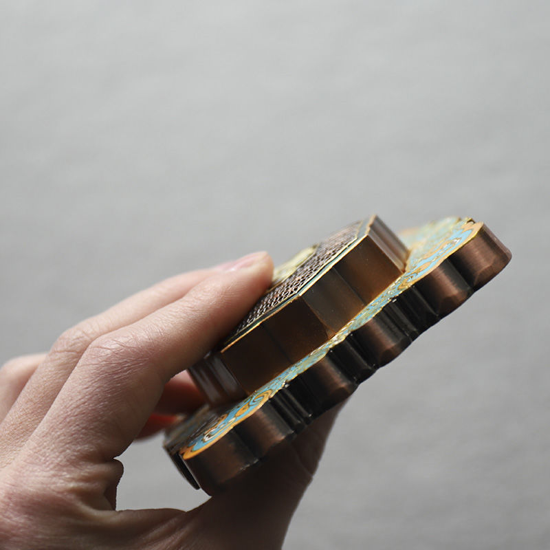 【蓮香の色彩】Lotus incense burner 中国お香 建物 塔 寺 お香立て 癒し 瞑想 ヨガ リラックス ギフト