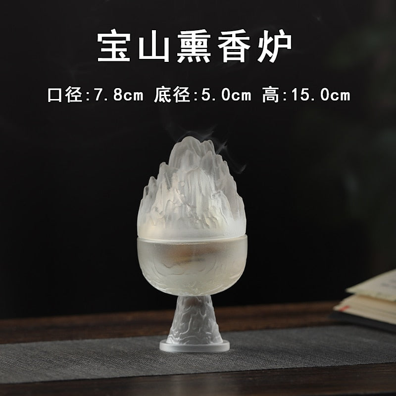 【初雪の香 First Snow Incense burner】お香立て 香炉 中国 アロマ インセンス お香 癒し 瞑想 ヨガ リラックス