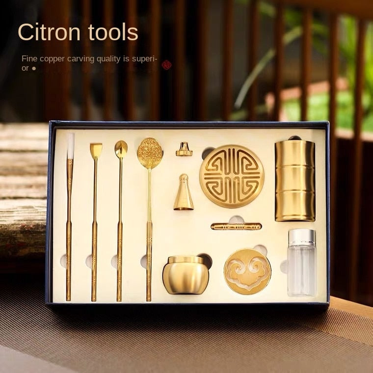 【香道セット incense Kit】中国 お香立て香具セット お香 癒し 瞑想 ヨガ リラックス