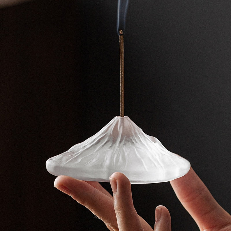 【雪解けの香 Mountain snow Insence holder】お香 香炉 インド アロマ インセンス 雑貨 癒し 瞑想 ヨガ リラックス 禅