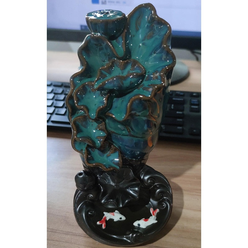 【滝の都 Waterfall capital Incense Holder】中国お香 倒流香 滝 お香立て 癒し 瞑想 ヨガ リラックス 禅