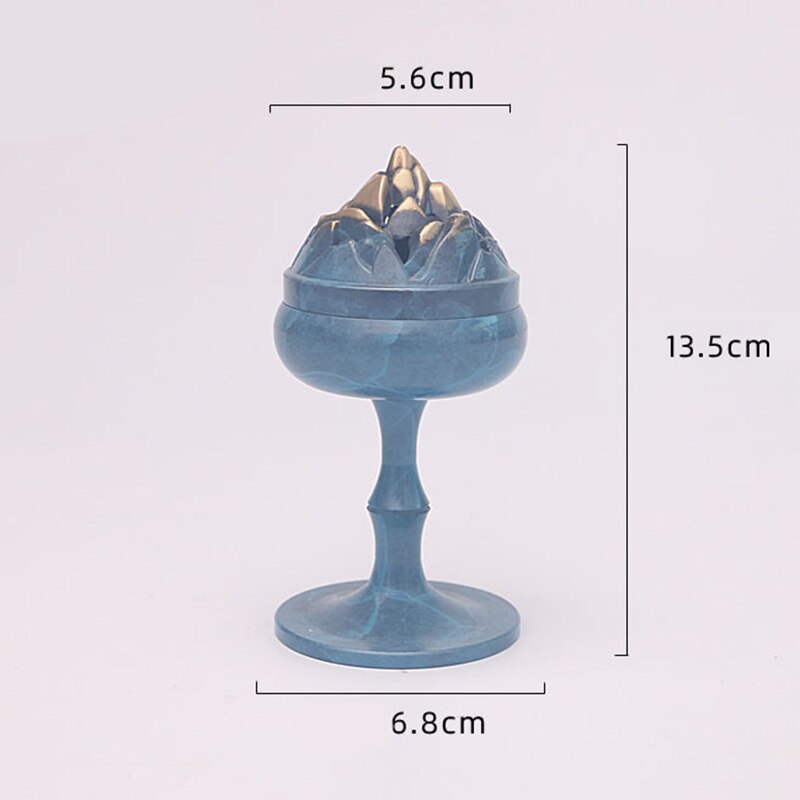 【山の香 Mountain Incense holder】虹色の硝子水晶 お香立て 香炉 中国 お香 癒し 瞑想 ヨガ リラックス