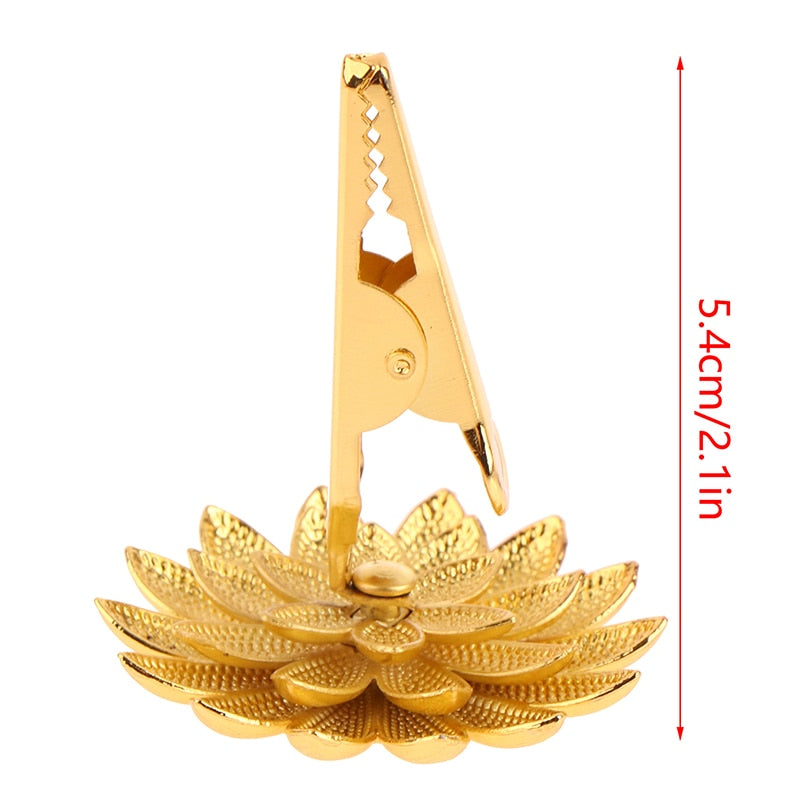 【黄金の蓮 ミニクリップバージョン Gold Lotus Mini clip Incense holder】中国お香 ゴールド 蓮 ロータス お香立て  癒し 瞑想 ヨガ リラックス