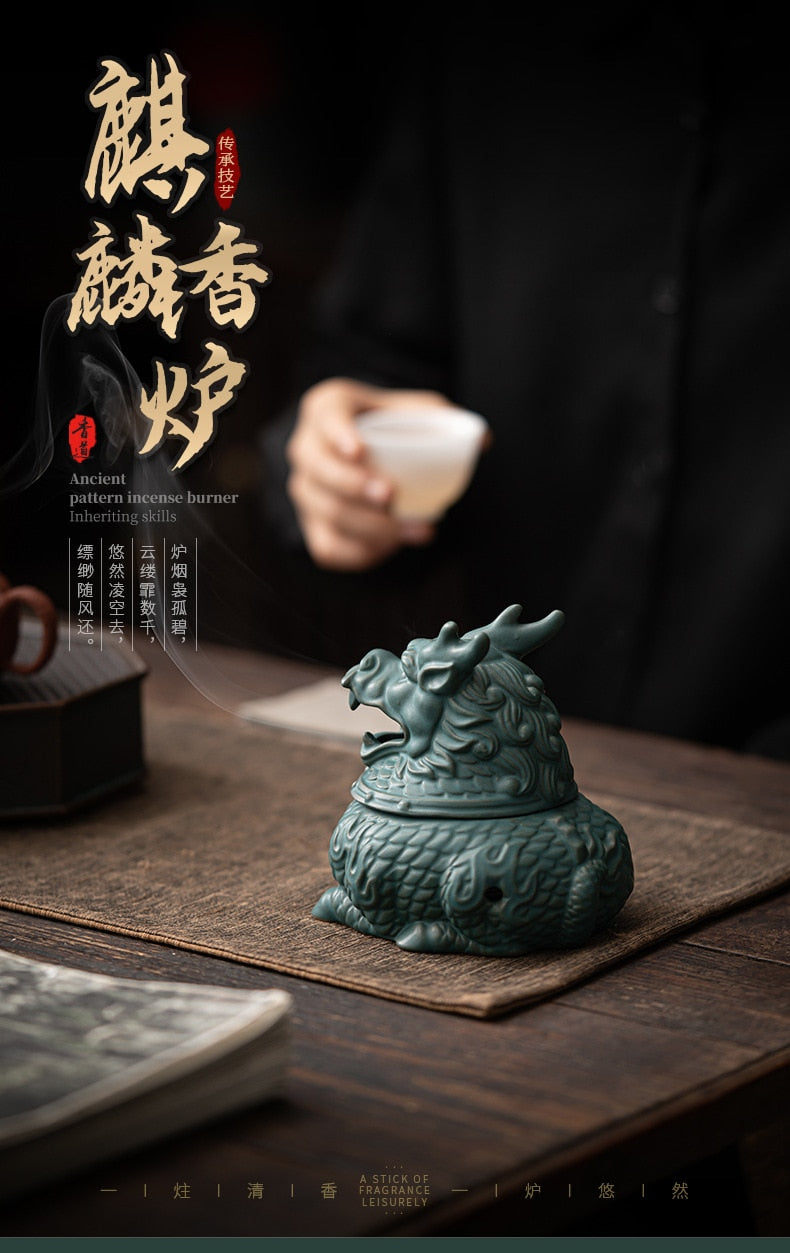 【龍の咆香 Dragon Incense Holder】中国お香 倒流香 滝 お香立て 癒し 瞑想 ヨガ リラックス