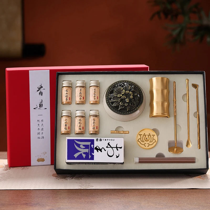 INCENSE WORLD 香炉セット 初心者・ギフトにおすすめ【はじめての香道セット】お香セット 香炉