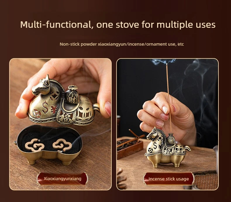 【静香ミニ香炉｜香のための小さな器】家庭用 室内香炉 中国お香 お香立て 癒し 瞑想 ヨガ リラックス