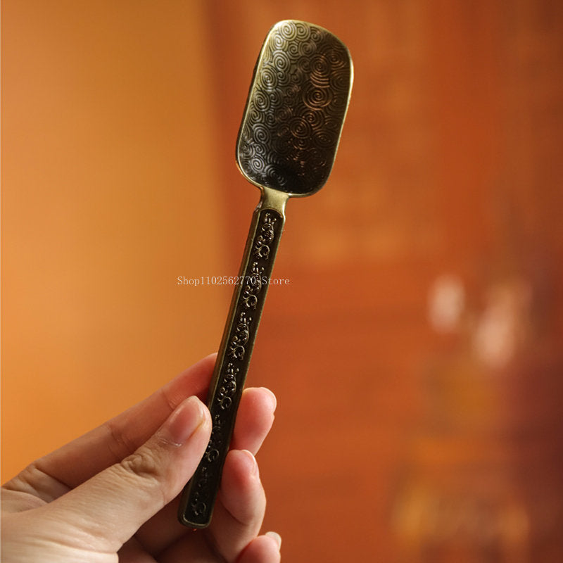 【スプーン香具 Incense spoon set】中国お香 お香 道具 香道 お香立て 癒し 瞑想 ヨガ リラックス ゴールド