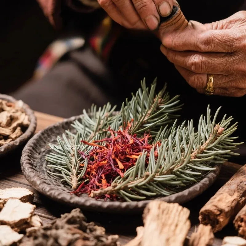 【「雪域聖境」チベット香 線香ギフト｜天然香木×高原植物・心を整える香り】中国お香 お線香 アロマ インセンス 雑貨 癒し 瞑想 ヨガ リラックス