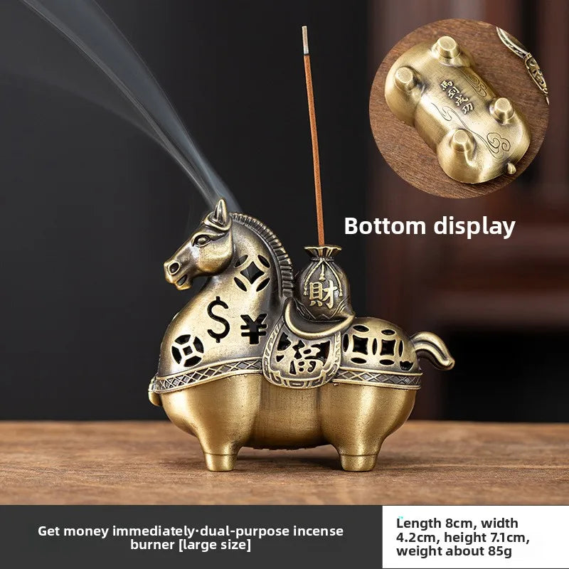 【静香ミニ香炉｜香のための小さな器】家庭用 室内香炉 中国お香 お香立て 癒し 瞑想 ヨガ リラックス