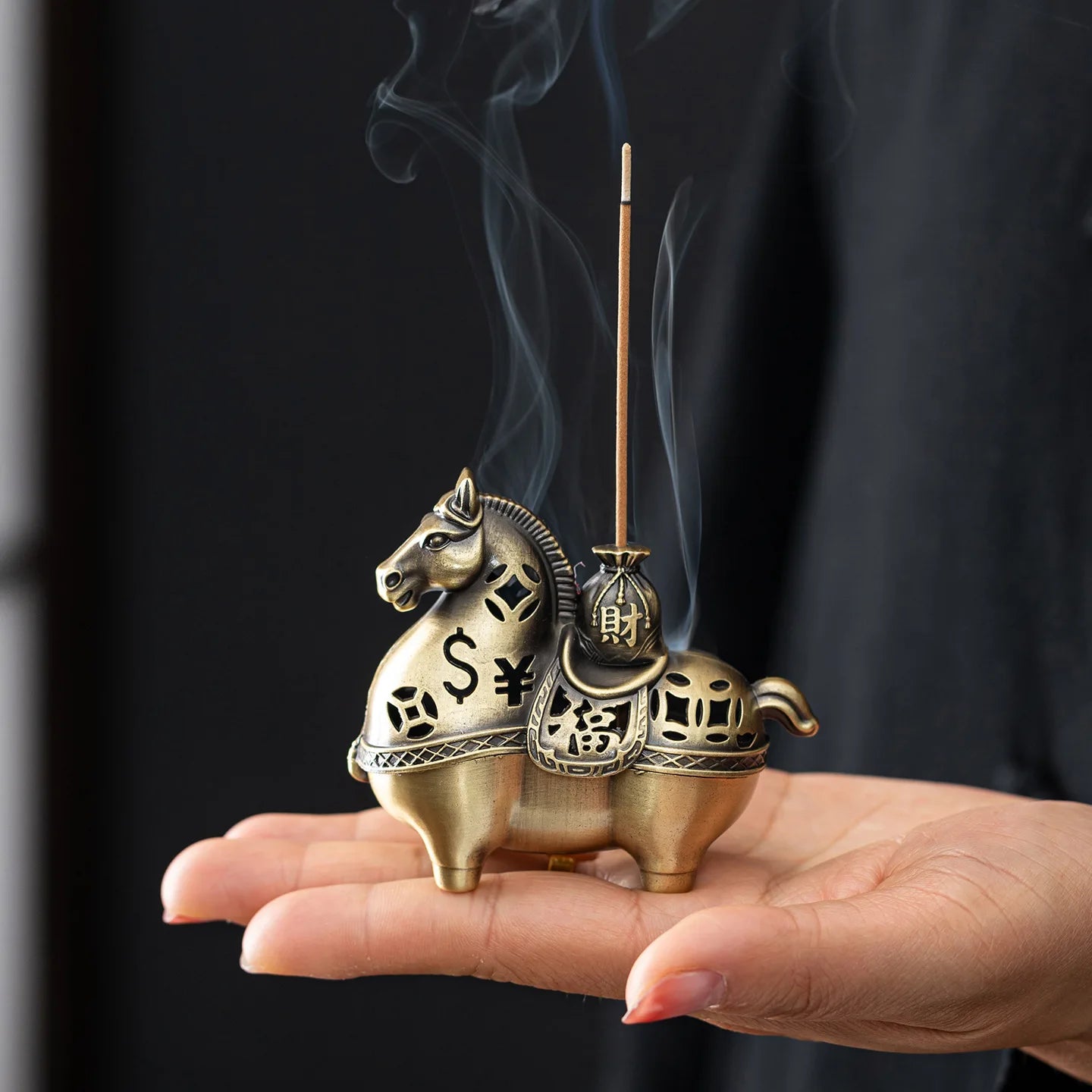 【静香ミニ香炉｜香のための小さな器】家庭用 室内香炉 中国お香 お香立て 癒し 瞑想 ヨガ リラックス