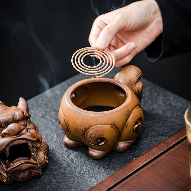 獅子の香】Chinese lion incense burner 中国お香 香炉 お香 アロマ