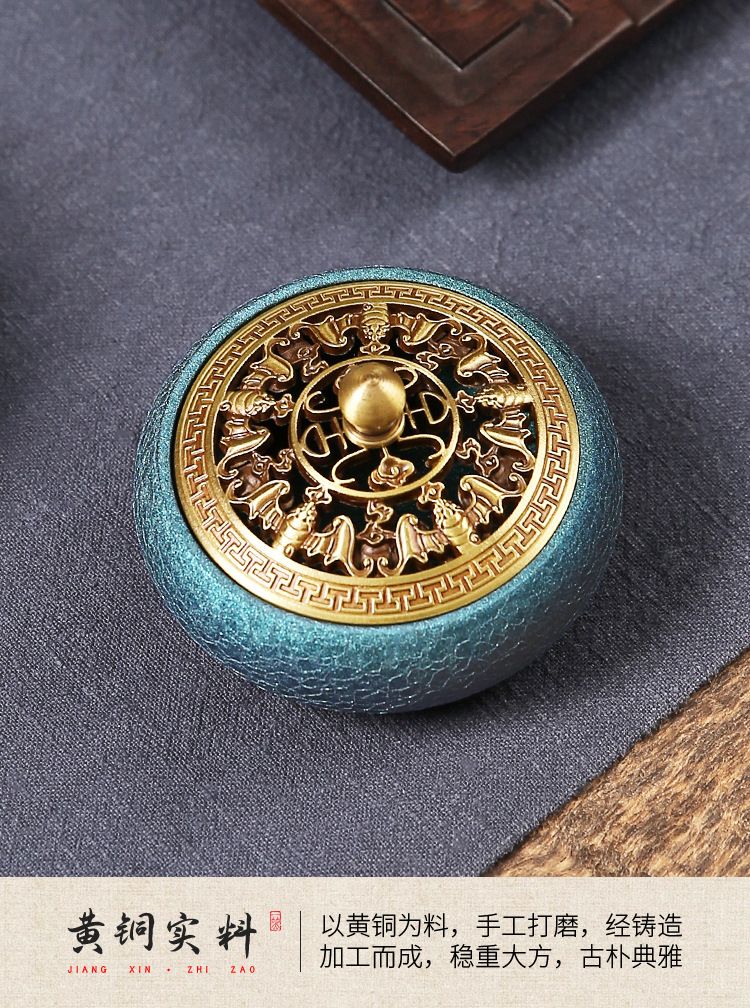 【輝の丸香炉 Shining type circle Incense Holder】中国お香 丸型 お香立て 癒し 瞑想 ヨガ リラックス