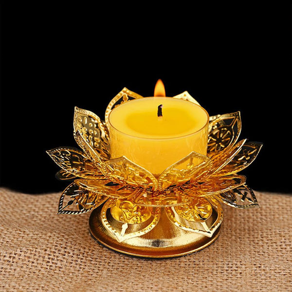 黄金の蓮 Gold Lotus Incense holder】中国お香 ゴールド 蓮 ロータス